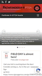 Mobile Screenshot of pathfinderk8ptsa.org